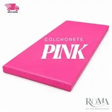 Colchonete Profissional PINK Densidade Academia Fitness Yoga Pilates Treino Funciona 90x40 Impermeavel