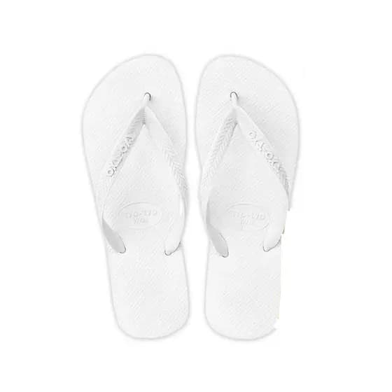 Sandalia Tyo Tyo Branca Confortavel Unissex 100% Borracha Chinelo