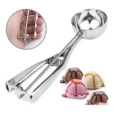 Pegador Concha De Sorvete Bola Colher Em Inox C/ Ejetor