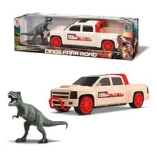 Carrinho Pick-up Gava Toys 2001 Caminhonete Brinquedo Dinossauro Dinosroad