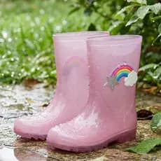 Galocha Infantil Menina Conforto e Estilo Bota Feminina Antiderrapante Botinha Brilho