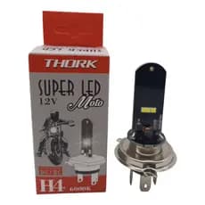 SUPER LED THORK 12V DC AC 6000K H4 MOTO ALTA PERFORMANCE