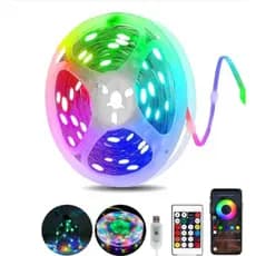 Pisca LED RGB USB + CONTROLE /Controle por aplicativo/A prova d'água /Pisca-Pisca DecoraçãoNatal /Ano novo 5-10-20 Metro