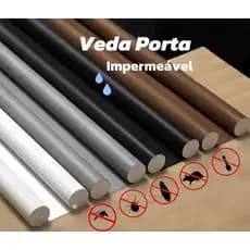 Veda Porta Proteção Protetor de Porta Impermeável Rolinho Duplo 80cm Comprimento