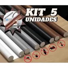 Kit 5un Veda Porta Proteção Contra Poeira Frio Bicho F