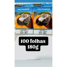 Papel Glossy 180g A4 Fotográfico Branco Masterprint 100 Fls