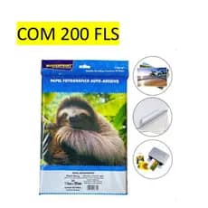 Papel Fotográfico Adesivo 115gr Masterprint A4 C/ 200 Folhas