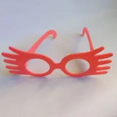 ÓCULOS PARA DECORAÇÃO OU FANTASIA COSPLAY LUNA LOVEGOOD HARRY POTTER