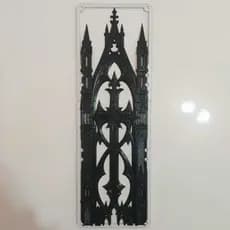 GRADE GRELHA PARA COOLER FAN GRILL 360MM X 120MM GÓTICA MEDIEVAL 3D @NIYUMIY ANIME PC SETUP GAMER