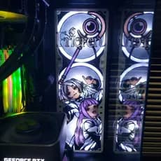 GRADE GRELHA PARA COOLER FAN GRILL 360MM X 120MM PERSONALIZADO FRIEREN ANIME PC SETUP GAMER