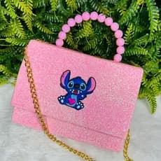 Bolsa stitch infantil menina /bolsinha blogueira infantil lilo stitch moda 2025