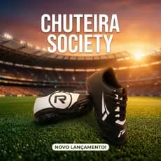 Chuteira Society Infantil Reforçada E Leve (26 Ao 33) | Sola Emborrachada