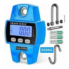Balança Industrial Digital Portátil Lcd Suspensa 500 Kg