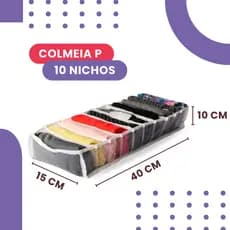Colmeia Organizadora Gaveta P 10x15x40 Gorgorão 10 Divisões.
