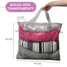 Bolsa Sacola p/ Presidio Jumbo Grande 100% Transparente Reforçada