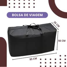 Bolsa Sacoleira Grande p/ Viagem, Compras, Mudança - Impermeável