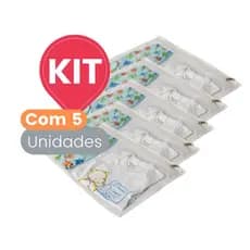 Kit 5 Saquinhos Maternidade, Organizador Multiuso Premium