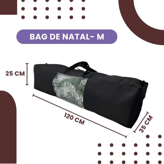 Bag Orgaanizadora p/ Guardar Árvore de Natal M - Impermeável