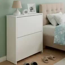 Sapateira com 2 Compartimentos Multiuso Organizador Para Quarto e Closet
