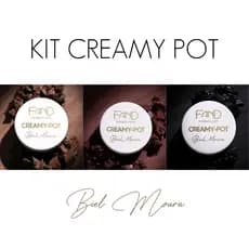 KIT CREAMY POT BY BIEL MOURA - FAND COSMÉTICOS