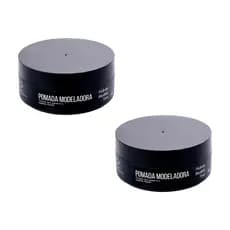 Kit 2 Pomada Modeladora Fixadora cabelo Bless & Peace 100g - Efeito Matte Seco Fixação Extra Forte