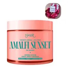 Hidratante Desodorante Perfumado Corporal Amalfi Sunset 200g - Acompanha Mimo Brinde