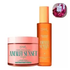 Kit Hidratante Corporal e Perfume Body Splash Amalfi Sunset - Acompanha Mimo