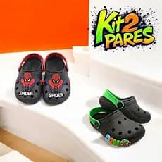 Sandália Infantil Masculina Super-Herói e Dinossauro – Leve, Macia e Antiderrapante