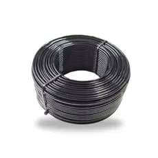 10 Metros Cabo De Aço 1/8 6x7 4,8mm Af Revestido Pvc Preto Academia Aparelho Estação Musculação