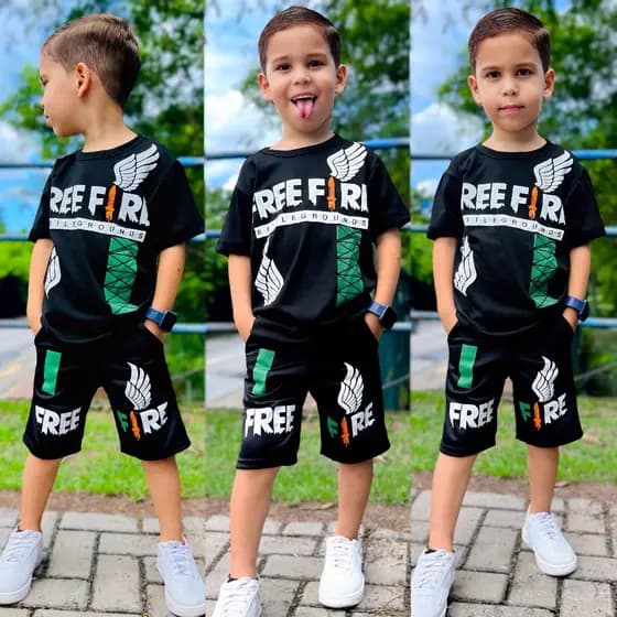 Conjunto de Verão Infantil Juvenil Menino Homen Aranha Bloguerinho 2 Ao 14 Anos