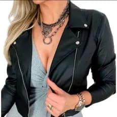 Jaqueta De Couro Feminina