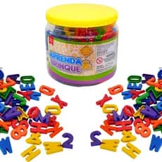 Letras e Numeros 200 Peças Alfabeto Movel Brinquedo Didatico Infantil Educativo