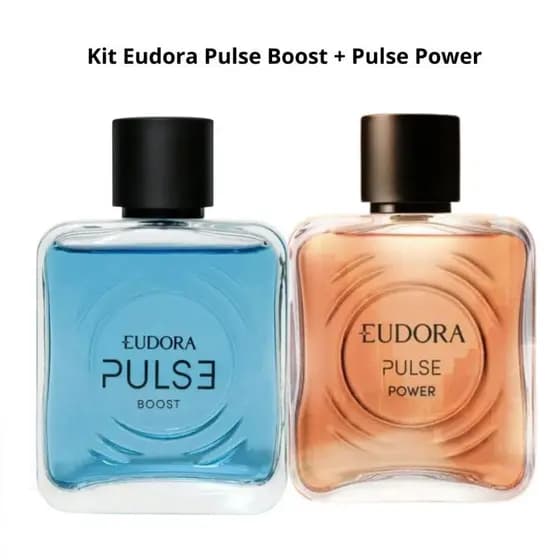 Perfume Eudora Pulse Masculino – Boost | Power  | Kit Pulse Boost + Pulse Power – Original