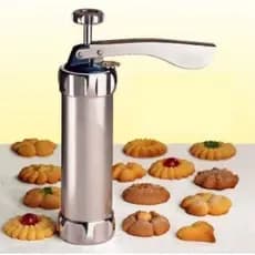 Máquina De Biscoito e Churros Biscoiteira com Moldes e Bicos
