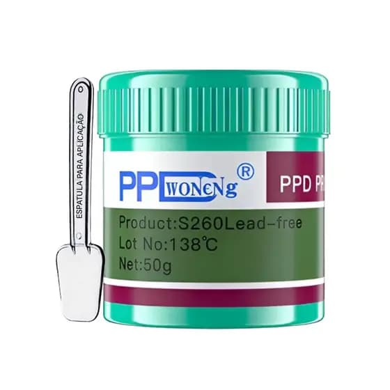 Solda Em Pasta S260 (138°) - 50G Ppd