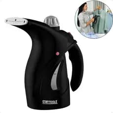 Passadeira a Vapor Portátil 800W 127V Desamassa Roupas no Cabide + Escova Remoção de Pelos