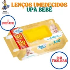 140 Toalhas Umedecidas 1 Pacote - Upa Bebê