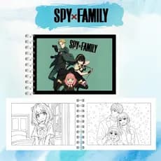 "Spy x Family: Livro de  pintar e colorir 50 Desenhos, 120g"