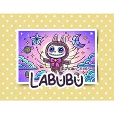 Livro  Labubu 2 para pintar e colorir com 50 desenhos 120g