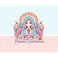 "Livro de Pintura e Colorir Nossa Senhora – 50 Desenhos Inspiradores para Crianças, Jovens e Devotos"