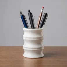 Porta-Lápis/Caneta Ossinho Organizador De Mesa Formato De Osso Consultório Ortopedista Fisioterapia