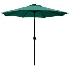 Guarda Sol Gigante 2,70m Uv Praia Piscina Camping Pesca Verã Verde Octógono