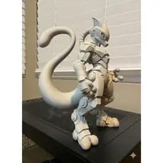 Boneco Mewtwo / Mecha /Robô /Action Figure / Pokémon