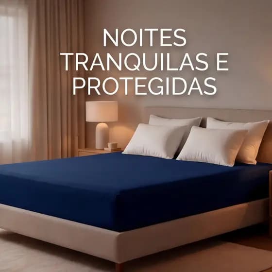 Capa Protetora Colchão Casal Padrão Malha Gel C/ Zíper Largo