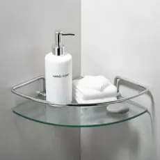 Porta Shampoo Para Banheiro Canto Cantoneira Várias Cores Organizador Prateleira