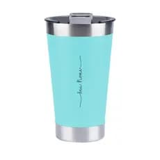 Copo Térmico 473ml Personalizado - Fine Line Com Nome - Fonte Shorelines