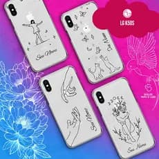 Capa Capinha Case Personalizada com Nome - LG K50s - Fine Line Collection