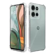 Capa Capinha  - Moto G75 TPU Flexível Transparente Com Proteção UV e Borda Anti-Shock