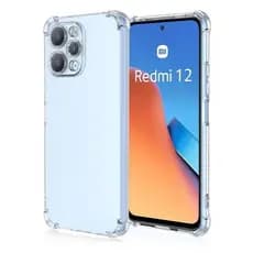 Capa Capinha TPU Flexível Transparente Com Proteção UV e Borda Anti-Shock - Xiaomi Redmi 12 4G