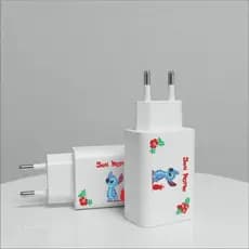 Fonte Carregador Turbo 65W USB-C PD Maxion + USB-A Bivolt - Personalizado Nome - Exclusivo ST HAVAÍ F-001
